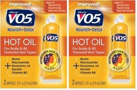 Hidratante para a pele Alberto VO5 Hot Oil, 2 tubos de 14 ml cada Hidratante para a pele Alberto VO5 Hot Oil, 2 tubos de 14 ml cada