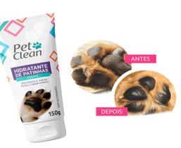 Hidratante Para Patinhas Cães E Gatos Coxins E Cotovelos Pet Clean 150g