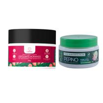 Hidratante Pepino BioSeiva + Esfoliante Corporal Fio Cabana Corpo e Rosto - Morango - Pitaya - 300g Hidratante Pepino BioSeiva + Esfoliante Corporal Fio Cabana Corpo e Rosto - Morango - Pitaya - 300g