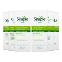 Hidratante simples para reabastecer a pele 125 ml x 6 Hidratante simples para reabastecer a pele 125 ml x 6