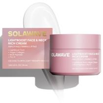 Hidratante Solawave LightBoost Rich Cream para rosto e pescoço