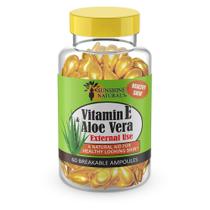 Hidratante Sunshine Naturals com Vitamina E e Aloe Vera - 2 Unidades de 60ml Hidratante Sunshine Naturals com Vitamina E e Aloe Vera - 2 Unidades de 60ml