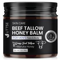 Hidratante Uttse Beef Tallow Honey Balm 60 ml 100% alimentado com capim