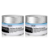Hidratante VGO Snail Mucin 92% com ceramida e vitamina E, pacote com 2