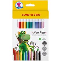 Hidrocor 12 Cores Neo-Pen Gigante Compactor