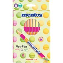 Hidrocor Compactor neo pen gigante mentos pastel com 12 cores