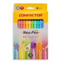 Hidrocor Compactor neo pen gigante pastel 12 cores