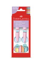 Hidrocor Faber-Castell Vai e Vem Tons Pastéis com 6 Cores