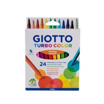 Hidrocor Giotto turbo color intense colors com 24 cores