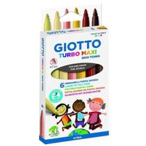 Hidrocor Giotto Turbo Maxi Canetinha Tons de Pele C/ 6 Cores Hidrocor Giotto Turbo Maxi Canetinha Tons de Pele C/ 6 Cores