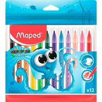 Hidrocor Maped color peps oceano com 12 cores