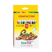Hidrocor Neo Pen Gigante 12 Cores Compactor