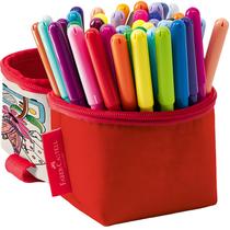 Hidrocor Vai E Vem Faber Castel Caneta Hidrográfica 50 Cores