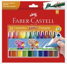 Hidrográfica jumbo triangular - 24 cores Hidrográfica jumbo triangular - 24 cores