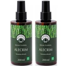 Hidrolato De Alecrim 200ml - Água Floral Bioessência - Oleosidade Pele e Cabelos - Kit Com 2