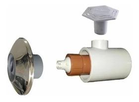 Hidromassagem Inox Para Piscinas Sobrepor Cano De 50mm