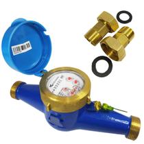 Hidrômetro Multijato 1" DN25 - Qmax.10m³/h QN 5m³/h + Conexões de Instalação