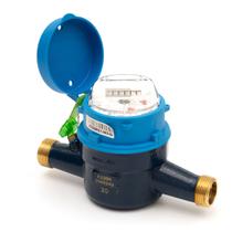 Hidrômetro Multijato com Carcaça em Liga Metálica Saída 1/2" e Rosca 3/4" STRAHL