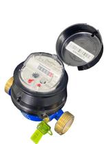 Hidrômetro Unijato Modelo Alfa Mnf 3M/H Dn20x115 Relógio Inclinado Azul