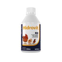 Hidrovit 250 Ml Suplemento Aves Cães Gatos - Vetnil