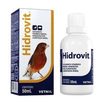 Hidrovit 50ml Suplemento Vitamínico Mineral para Pets Vetnil