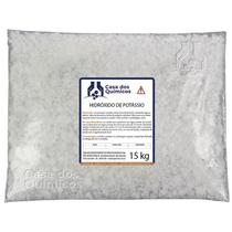 Hidróxido de Potássio, Potássa Cáustica 15 kg Hidróxido de Potássio, Potássa Cáustica 15 kg