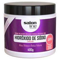 Hidróxido de Sódio Lanolina Super Salon Line 400gr - Hidroxido