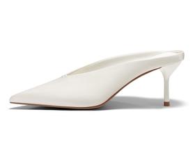 High Heel Mules Coutgo Feminino Creme Branco Tamanho 9