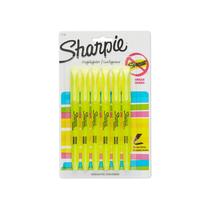 Highlighter Sharpie Accent Pocket Style, amarelo fluorescente, pacote com 6 Highlighter Sharpie Accent Pocket Style, amarelo fluorescente, pacote com 6