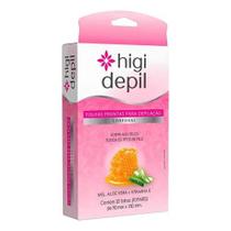 HIGI DEPIL Folhas Depilatórias Corporal Cera Fria 20 Unidades Mel e Aloe Vera HIGI DEPIL Folhas Depilatórias Corporal Cera Fria 20 Unidades Mel e Aloe Vera