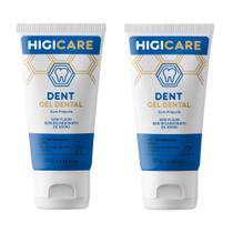 Higicare Dent Gel Dental redução placa bacteriana em Cão 50g (Kit com 2 unidades)