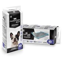Higiene para Pet Tapete Pads Black 80x60cm 30un Confort Pet
