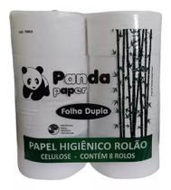 Higienico rolao 8 rolos celulose fd panda