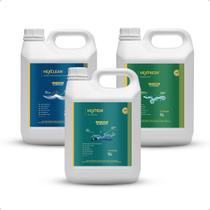 Higienização de Estofados Profissional Shampoo Hexclean Tira Manchas Hextein Odorizador Hexfresh 5L