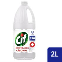 Higienizador + Álcool Cif Profissional Original Sem Perfume 2L