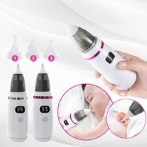 Higienizador Aspirador Nasal Eletrico USB Bebê De 3 Mesê á 8 Anos Sucção Nariz - B-MAX