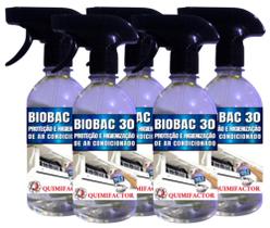 Higienizador Bactericida para Ar condicionado - BIOBAC 30 500ml CX/5 - Aroma: Lavanda