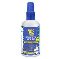 Higienizador Bucal Pet Spray NO2Problems 120ml Limpeza Bucal Hálito Fresco Saúde Oral Cães Gatos