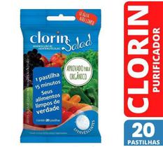 Higienizador de Alimentos Orgânicos Clorin Salad 20 Pastilhas com NF