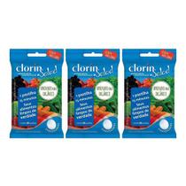 Higienizador de Alimentos Orgânicos Clorin Salad 60 Pastilhas com NF