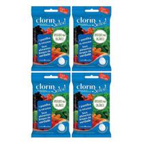 Higienizador de Alimentos Orgânicos Clorin Salad 80 Pastilhas com NF