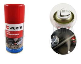 Higienizador De Ar Condicionado automotivo Wurth 145ml Seu Carro sem mal cheiro O Melhor Limpa Ar