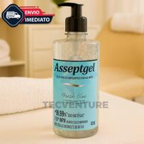 Higienizador em Gel para Mãos Fresh Blue 420g Perfumado com Esferas Hidratantes com Dosador Higienizador em Gel para Mãos Fresh Blue 420g Perfumado com Esferas Hidratantes com Dosador