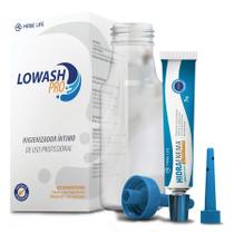Higienizador Íntimo Lowash Pro Frasco 60ml com Bico Aplicador + Hidraenema 3g com Bico Aplicador