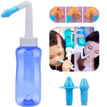 Higienizador Lavador Nasal 300ml Ducha para Sinusite Rinite Alérgica