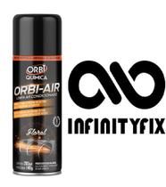 Higienizador LImpa Ar Condicionado Orbi Air Spray Higienização 200ML - Carro Novo - Classic - Floral - Orbi Química