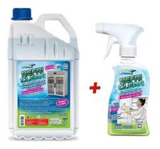 Higienizador Limpador Freezer Tira Mau Cheiro5L + Spray 200M