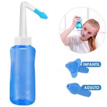 Higienizador Nasal Azul com Frasco Compacto e Alta Qualidade