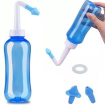 Higienizador Nasal Com Frasco Azul 300ml - Lavagem Sinusite Garantida