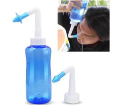 Higienizador Nasal Lavador Irrigador Limpa Nariz Limpeza Rinite 300ml Caseiro